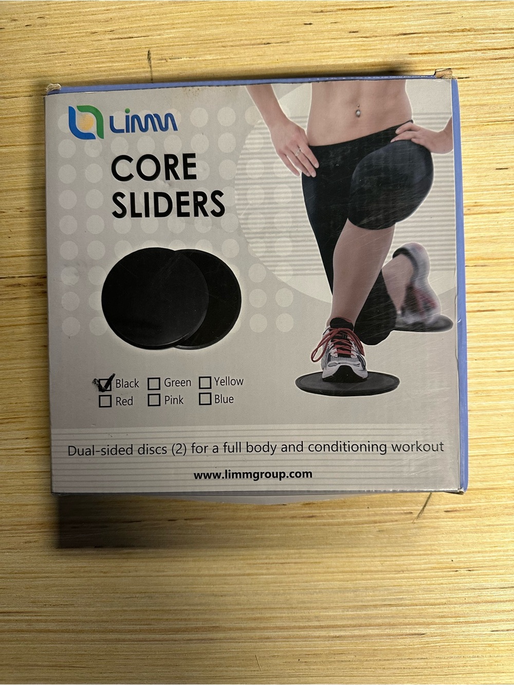 Limm Core Sliders - Black Fitness Gliding Discs